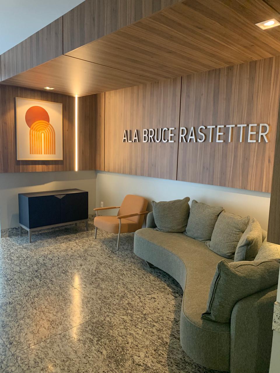 Ambiente da Ala Bruce Rastetter do Hospital São Lucas